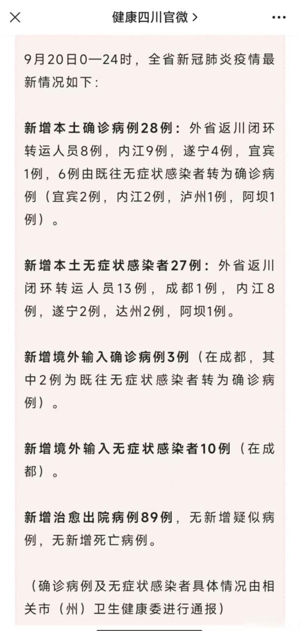 31省市昨日新增28例无症状感染者/31省昨日无新增本土病例